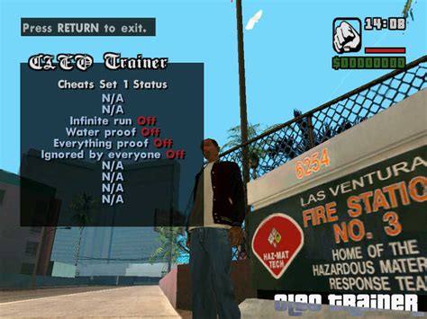 gta san andreas trainer|GTA San Andreas Simple Trainer Pack Cleo Mod.